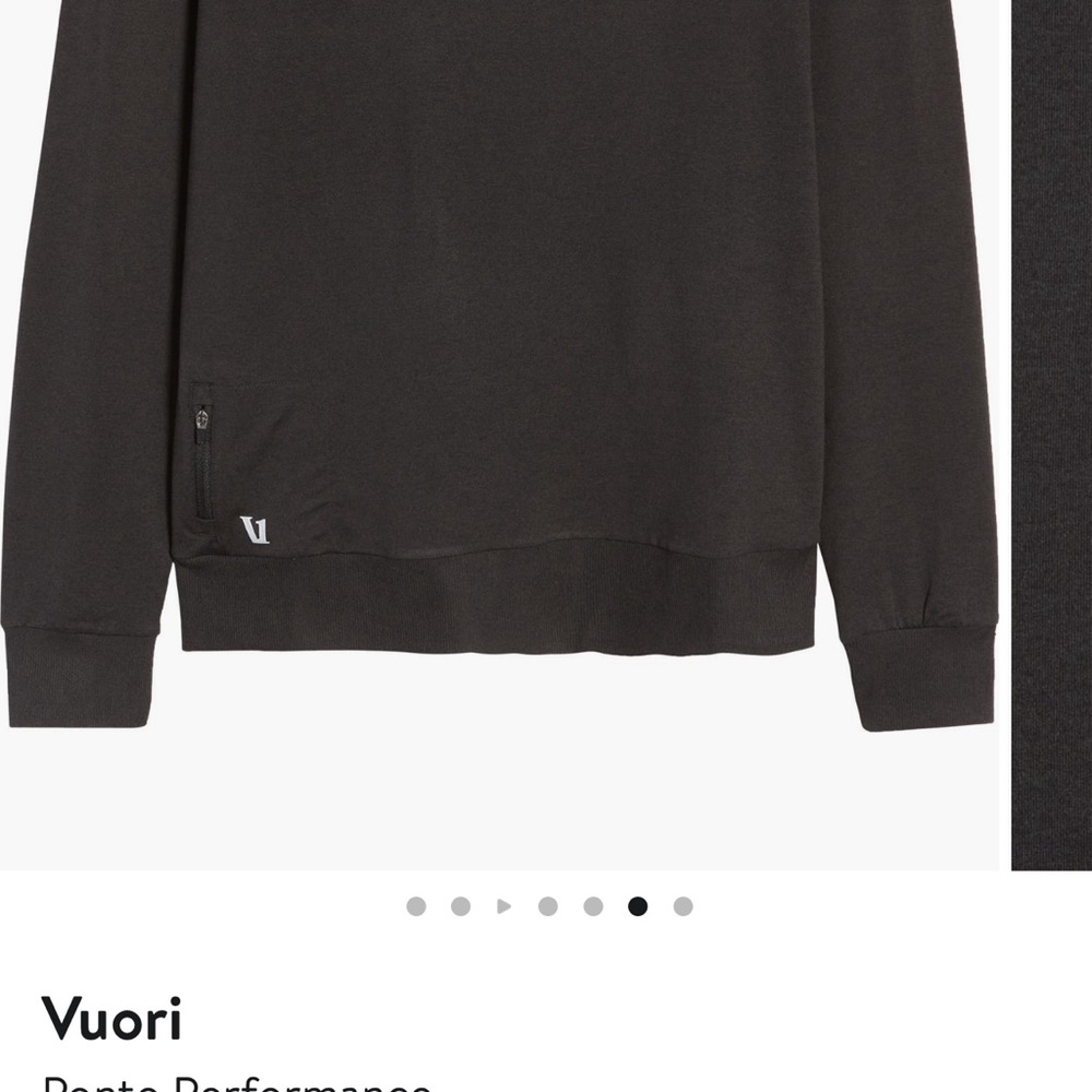 Vuori Ponto performance crew pullover M